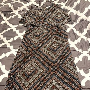 Dynamite racer back maxi dress